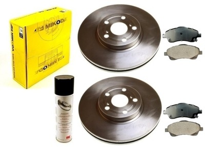 DISQUES SABOTS DE FREIN TOYOTA AVENSIS T25 2003-2009 1.6 1.8 VVTI AVANT KIT 277MM - milautoparts-fr.ukrlive.com