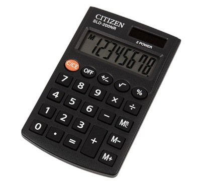 Kalkulator kieszonkowy szkolny CITIZEN SLD-200NR