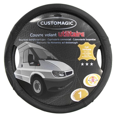 COVER FACING PROTECTION STEERING WHEEL LEATHER VAN BUS - milautoparts-fr.ukrlive.com