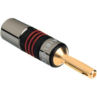 Złącze głośnikowe 4mm Wtyk QED QE1910 AIRLOCK
