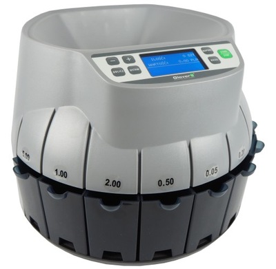Sorter liczarka wartościowa do monet bilonu Glover CS-500 LCD PL