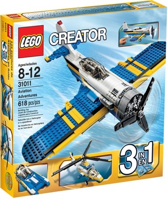 LEGO Creator 31011 Lotnicze Przygody 3 w 1