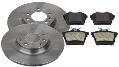 DISCS PADS REAR PEUGEOT 407 508 607 RCZ 290MM - milautoparts-fr.ukrlive.com