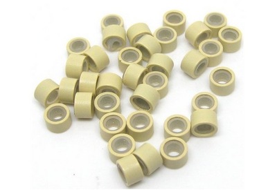 Micro Rings z silikonem ringi BLOND 100szt