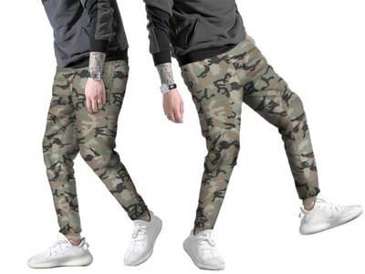 Spodnie Dresowe Moro Męskie Dresy Army 4200-02 r M
