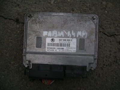 SKODA FABIA I 1.4 MPI - COMPUTER 047906033C - milautoparts-fr.ukrlive.com