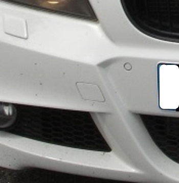 Заглушка hak hol перед bmw 3 e90 e91 lift m-pakiet фото №1