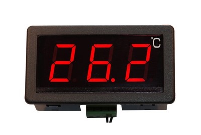 Termometr elektroniczny panelowy LED -50-110C 230V