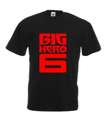 L KOSZULKA męska Big Hero Wielka Szóstka WZORY