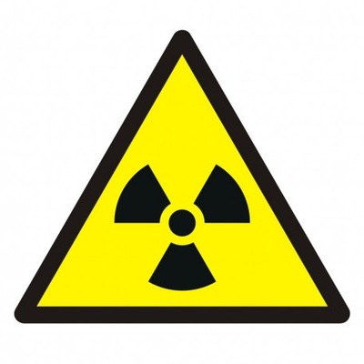 Materiał radioaktywny promieniowanie FOLIA 5x5
