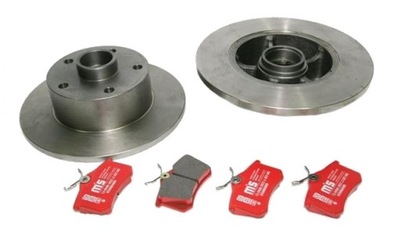 DISCS + PADS REAR REAR AUDI A4 B5 1995-2001 - milautoparts-fr.ukrlive.com