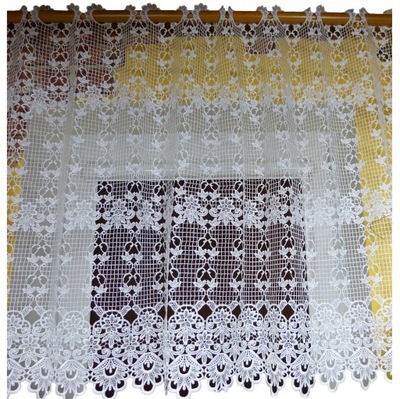 Firana firanka z gipiury 115x90cm ornament Glk