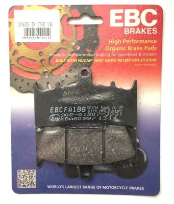 SABOTS DE FREIN DE FREIN EBC FA188 - milautoparts-fr.ukrlive.com