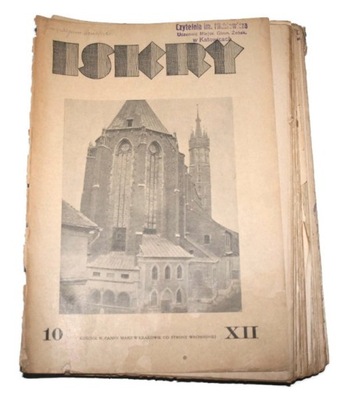 ISKRY tygodnik zestaw 20 numerów 1934