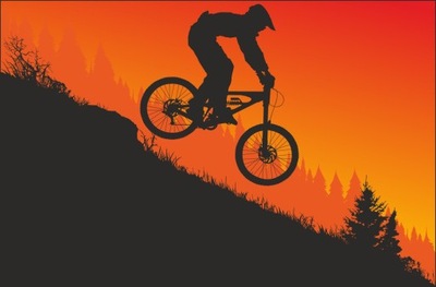 Fototapeta mtb, downhill, rower, extreme,96 wzorów