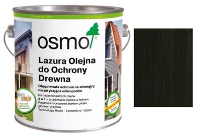 OSMO Lazura olejna do ochrony drewna 712 Heban 0,75L