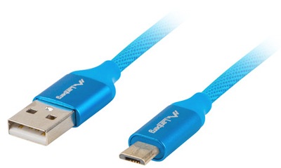 KABEL USB MICRO B - A 2.0 premium 0,5M QC 3.0