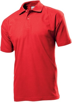 Koszulka Polo męska STEDMAN ST 3000 r. XL czerwon