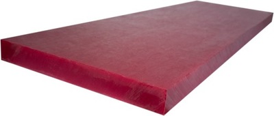 Płyta poliamid PA6-G+olej czerwona 20x150x250 mm