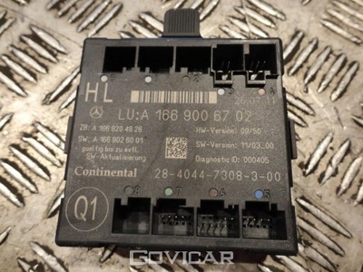 Блок управления модуль дверь mercedes w166 1 фото №1