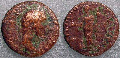 5440. RZYM, Antoninus Pius (138-161), mały brąz