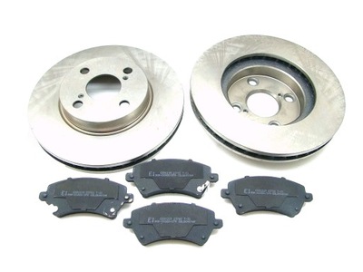 DISCS 2 PCS. + PADS FRONT TOYOTA COROLLA E12 1.4 1.6 - milautoparts-fr.ukrlive.com