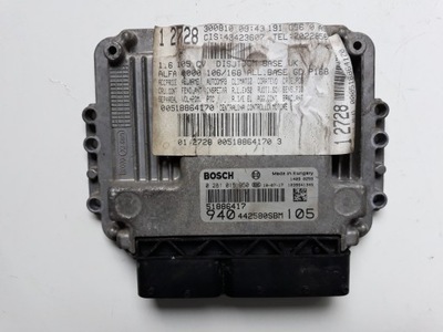 COMPUTER CONTROL UNIT ALFA ROMEO GIULIETTA 0281015950 - milautoparts-fr.ukrlive.com