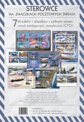 STEROWCE 2 Zeppelin Pakiet 7 bloczków arkusików 43