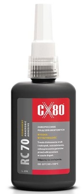 Klej CX80 RC70 do uszczelniania gwintów olej MOCNY