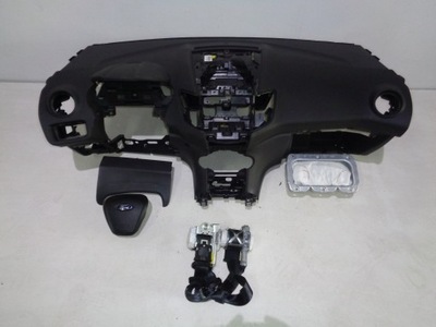 FORD FIESTA MK7 FACELIFT DASH PANEL CONSOLE AIRBAG BELTS  
