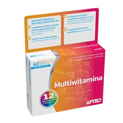 apteo Multiwitamina 60 tabletek