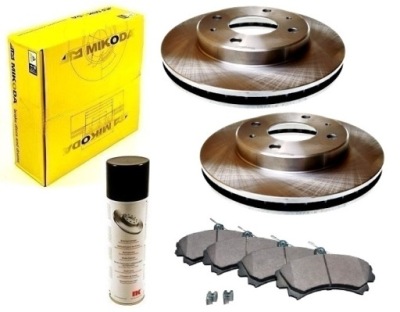 Гальмівні диски гальмівні колодки mitsubishi space star carisma перед фото №1