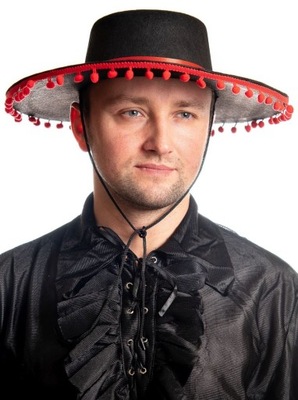 Meksykańskie Sombrero Meksykański Kapelusz Zorro