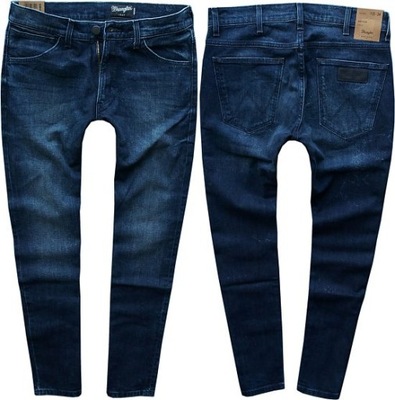 WRANGLER BRYSON jeansy rurki BLACKOUT BLUE W30 L30