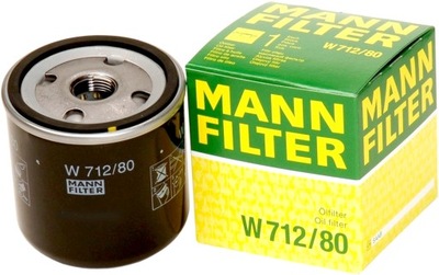 MANN FILTER FILTRE HUILES W712/80 SAAB TURBO 2.0 2.3 - milautoparts-fr.ukrlive.com