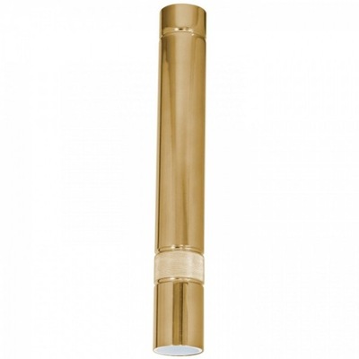Plafon złoty long Downlight Tuba GU10 Oczko