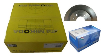 DISCS MIKODA 2417 PADS VOLVO S70 96R- REAR 295MM - milautoparts-fr.ukrlive.com