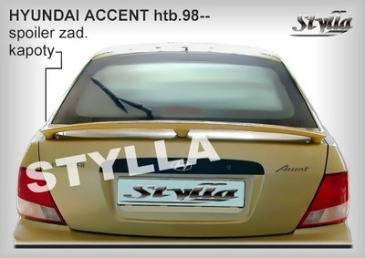 SPOILER SPOILER FOR HYUNDAI ACCENT 3/5 DW LFB 1997- - milautoparts-fr.ukrlive.com