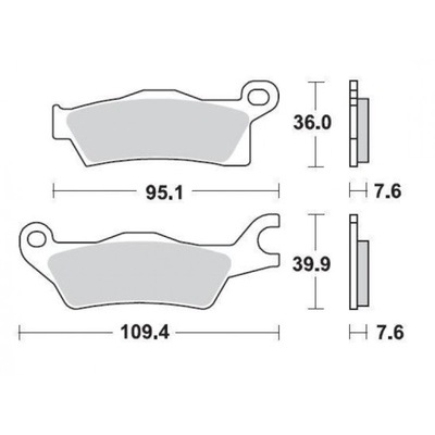 Klocki hamulcowe SBS 911SI