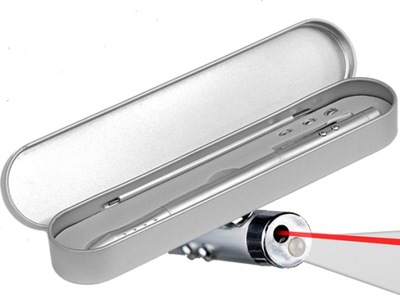 Długopis z wskaźnikiem laserowym - latarka i laser