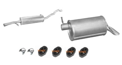 Глушители гаситель ford galaxy 2.3 бензин комплект ! фото №1