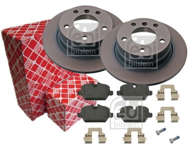 DISCS + PADS FEBI REAR BMW 1 E81 E87 - milautoparts-fr.ukrlive.com