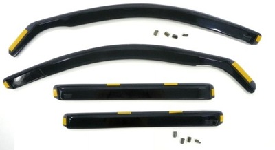 SIDE-WINDOW DEFLECTORS HEKO KIA RIO III SEDAN 2011-2017 FRONT+REAR - milautoparts-fr.ukrlive.com