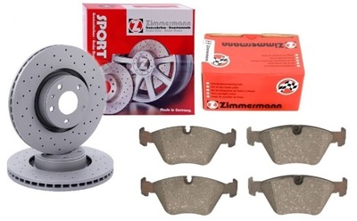 DISCS PADS ZIMMERMANN SPORT BMW E46 330D 330I - milautoparts-fr.ukrlive.com