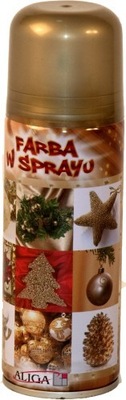 Aliga Farba w Sprayu Spraju FS-100 Złota 250 ml