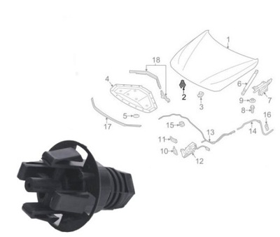 CONTROLLER BUMP STOP HOOD BMW F06 F12 F07 F10 F30 F32 51767183752 - milautoparts-fr.ukrlive.com