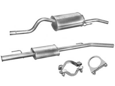 RENAULT THALIA 1 SEDAN / 1.4 (72KW) / 1.6 (81KW) DEUX POTS D'ÉCHAPPEMENT + COLLIERS - milautoparts-fr.ukrlive.com