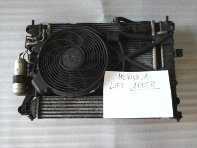 Opel meriva a рестайлинг  2006-2010 год 1.7 z17dtr радиатор вентилятор фото №1