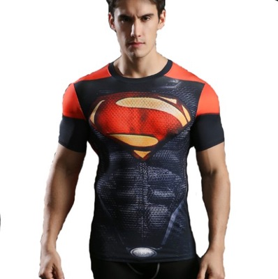Koszulka Termoaktywna SUPERMAN MARVEL SIŁOWNIA 2XL