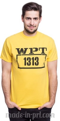 WPT 1313 - koszulka męska PRL z nadrukiem